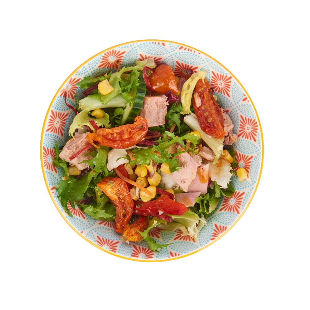 Set of 4 KitchenCraft Pale Blue Detailed Ceramic Bowls