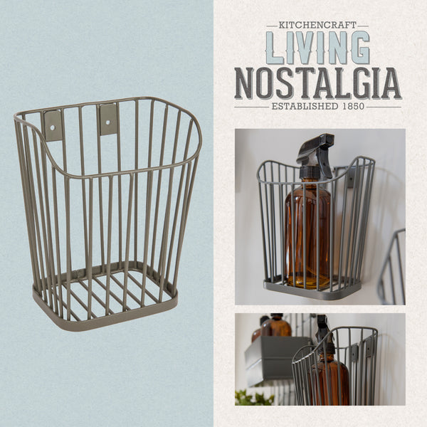 KitchenCraft Living Nostalgia Small Stackable Wire Storage Basket image 7