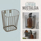 KitchenCraft Living Nostalgia Small Stackable Wire Storage Basket