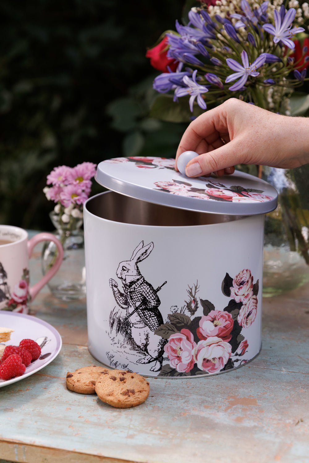 Mikasa and the V&A Alice In Wonderland Biscuit Tin