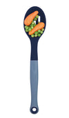 Colourworks Brights Navy Silicone-Headed Slotted Spoon image 2