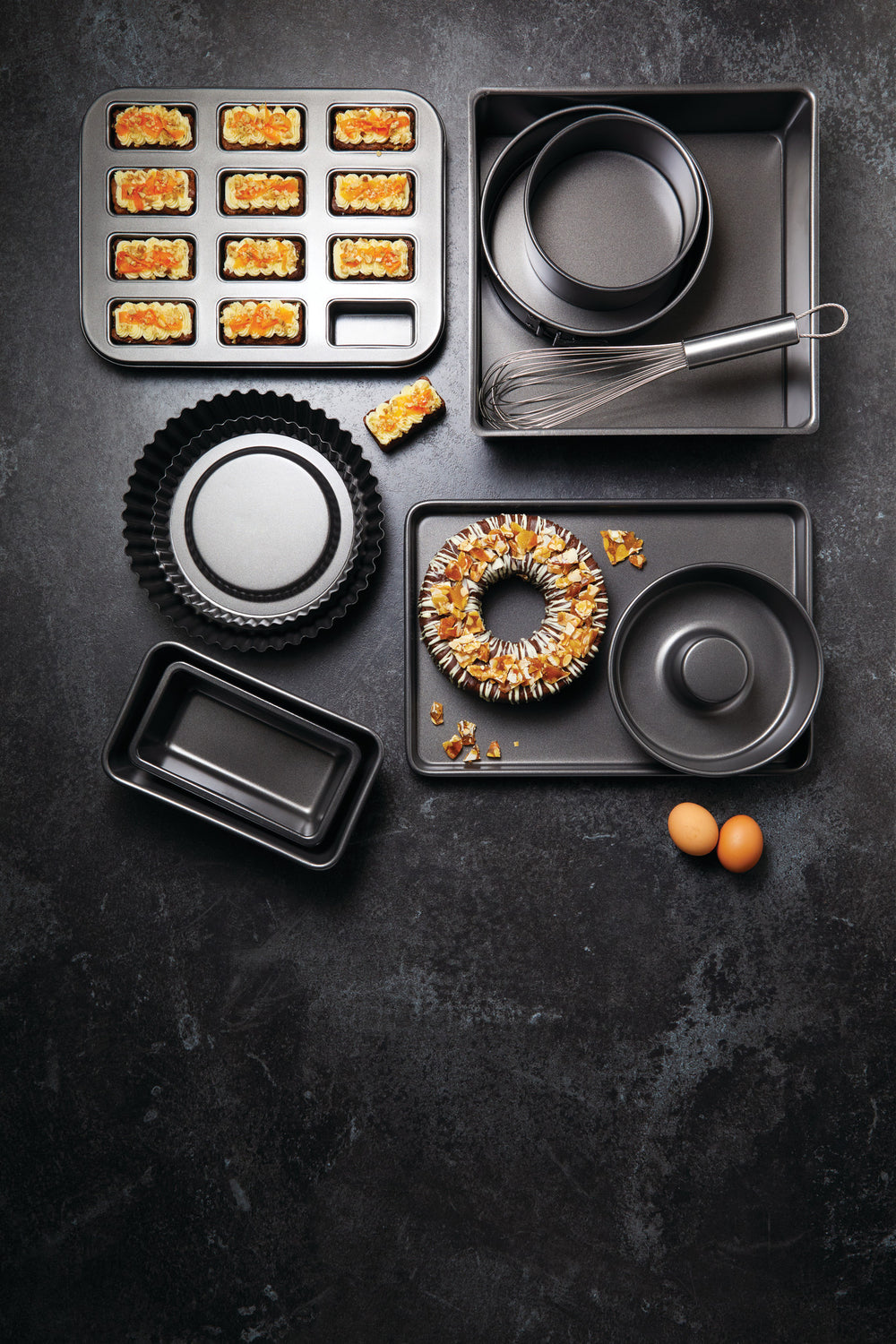 MasterClass Non-Stick Savarin Cake Pan, 20cm