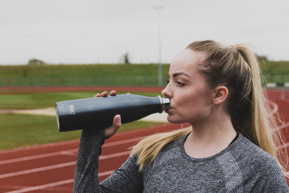 Built 740ml Double Walled Stainless Steel Water Bottle Charcoal