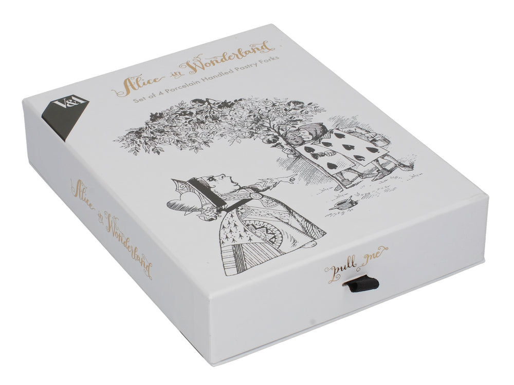 Victoria And Albert Alice In Wonderland Set of 4 Pastry Forks