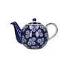 3pc Ceramic Tea Set with Globe® 4-Cup Teapot, Canister and Tea Bag Tidy - Small Daisies