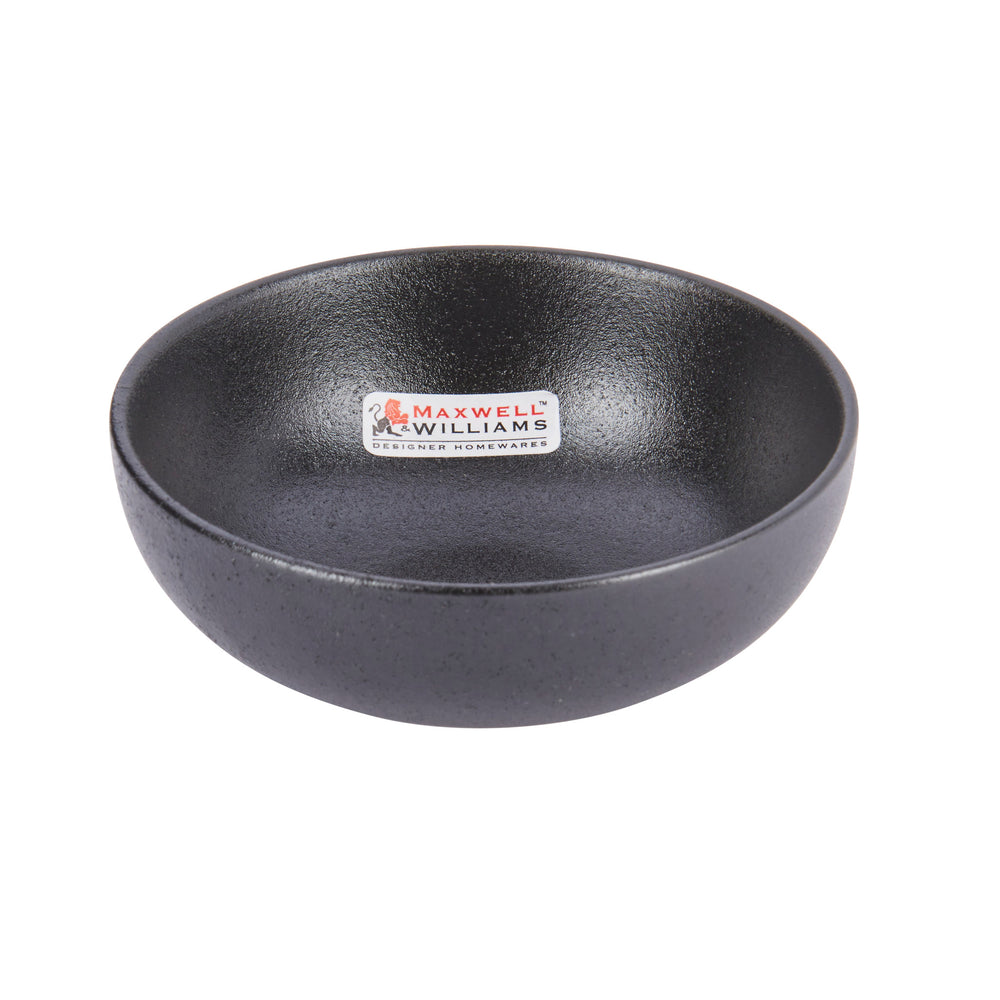 Set of 4 Maxwell & Williams Caviar Coupe Bowls Black