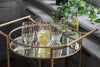 Mikasa Cheers Metallic Gold Set Of 4 Stemless 470 ml Wine Glasses
