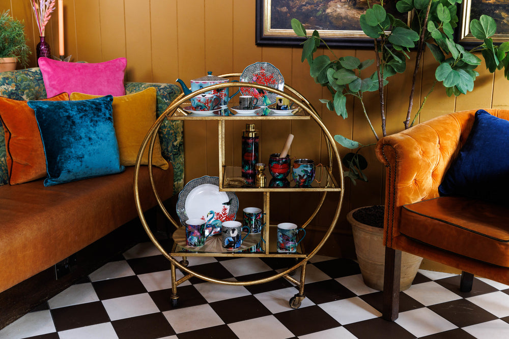 Mikasa x Sarah Arnett Porcelain Mug with Butterfly Print, 350ml