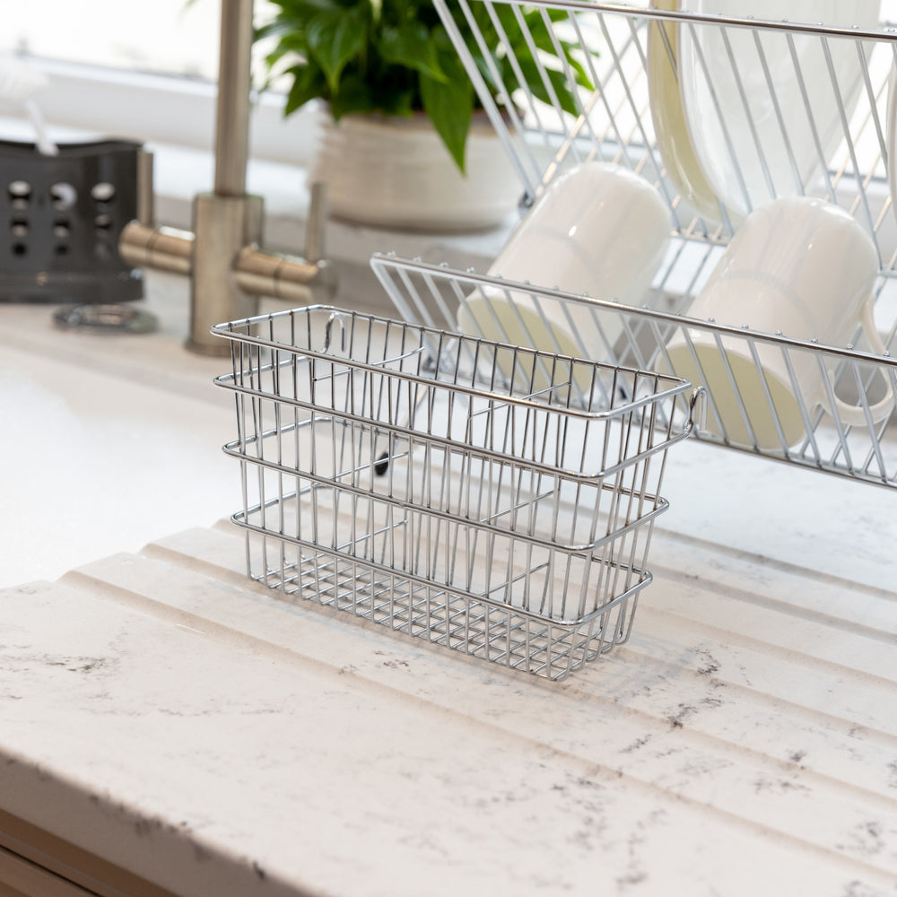 KitchenCraft Hook Over Cutlery Draining Basket