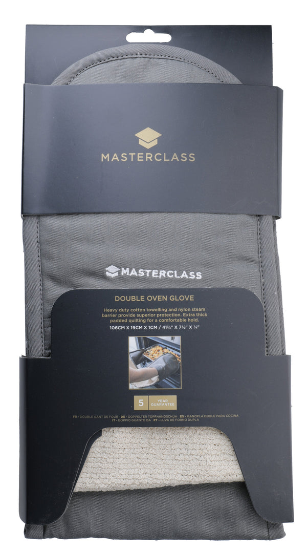 MasterClass Deluxe Professional Double Oven Glove - Grey image 13