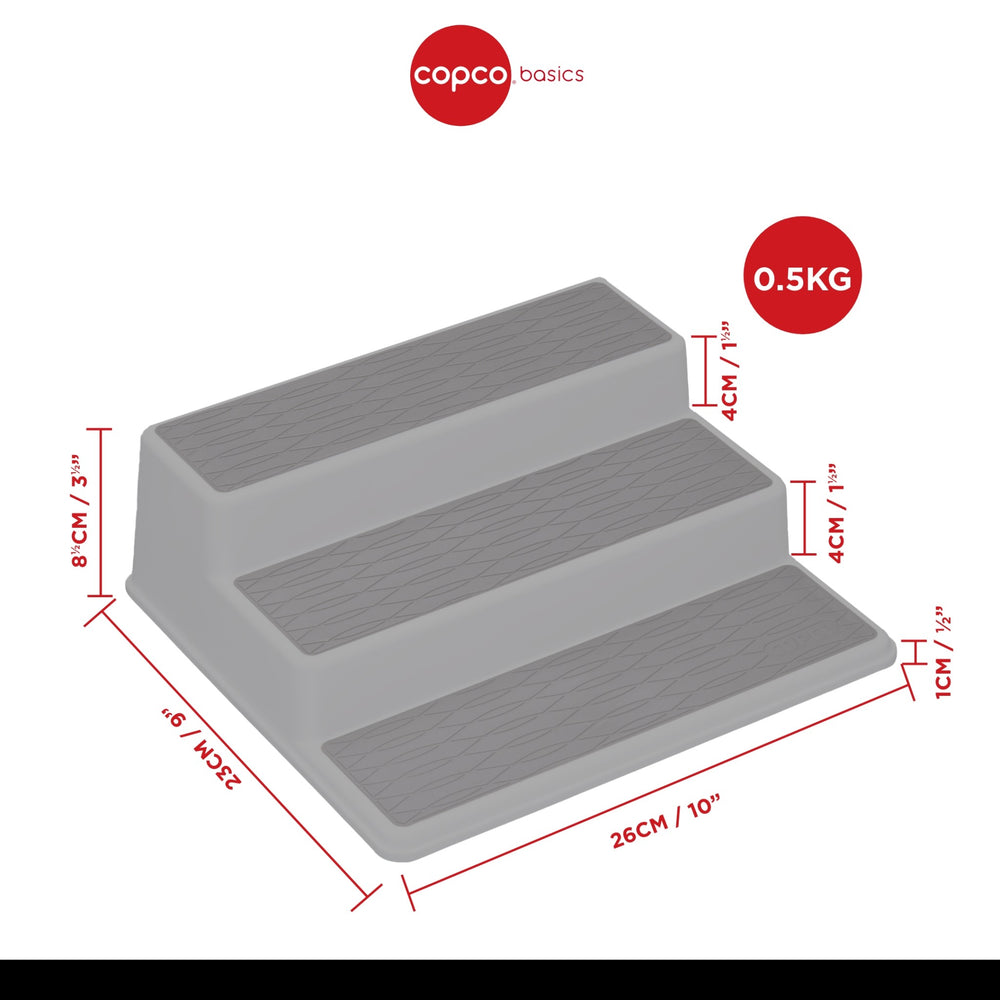 Copco Polypropylene 3-Tier 26 x 23 x 8.5cm Canned Food Organiser