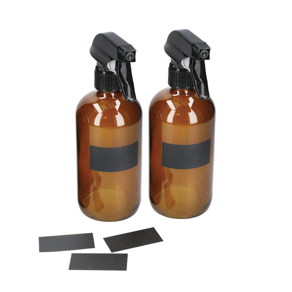 KitchenCraft Living Nostalgia Spray Bottle Set, Glass, Amber, 2 Pieces image 12