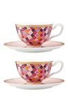 Maxwell & Williams Teas & C's Kasbah Rose 85ml Espresso Cup and Saucer Set image 4