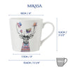 Mikasa Tipperleyhill Stag Print Porcelain Mug, 380ml