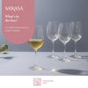 Mikasa Treviso Crystal White Wine Glasses, Set of 4, 350ml image 8