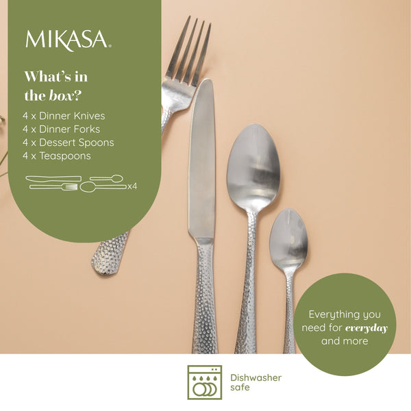 Mikasa Broadway Stainless Steel Cutlery Set, 16 Piece image 9