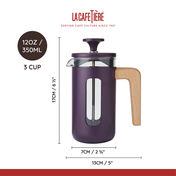 La Cafetière Pisa 3 Cup Purple, 350ML image 8