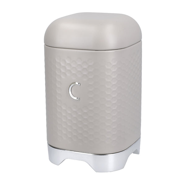 KitchenCraft Lovello Textured Latte Cream Coffee Canister image 3