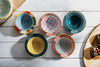 Mikasa Blue Geometric Stoneware Bowl, 21 cm