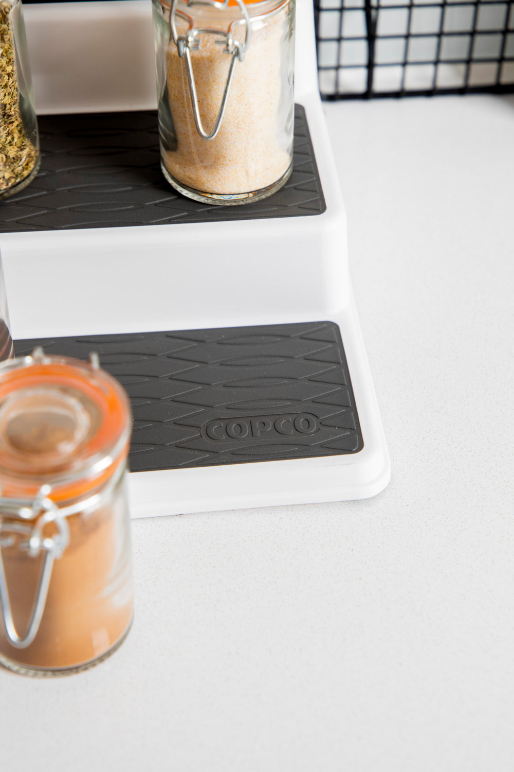 Copco Polypropylene 3-Tier 26 x 23 x 8.5cm Canned Food Organiser