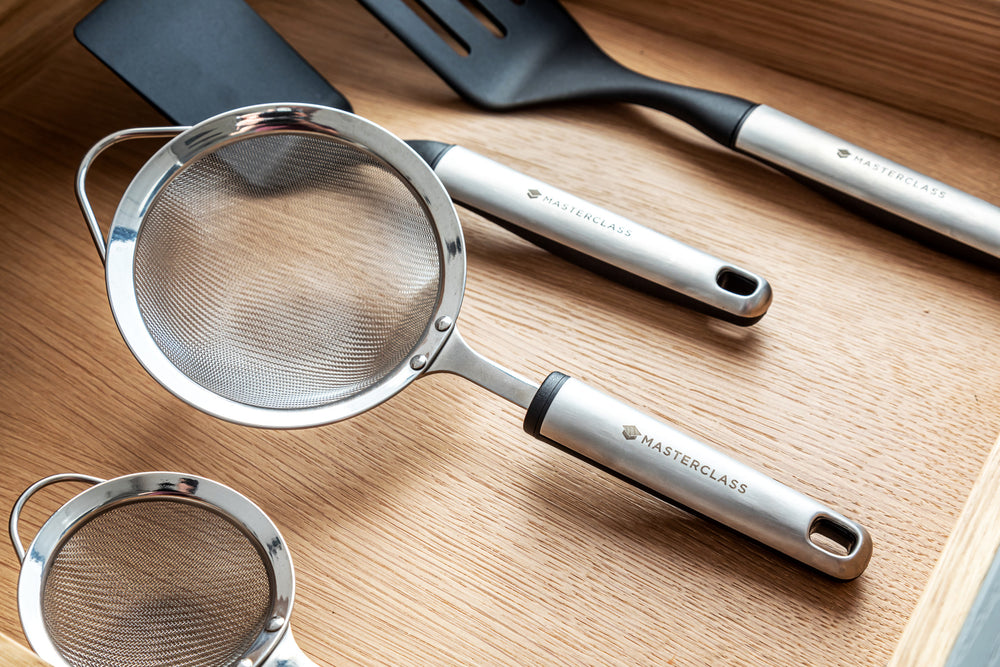 MasterClass Soft Grip Stainless Steel Sieve - 12 cm