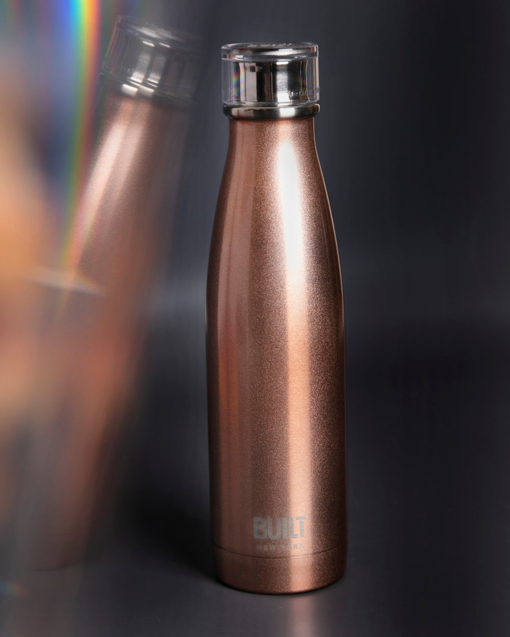 Built 500 ml Double Walled Stainless Steel Water Bottle Rose Gold
