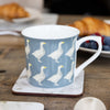 Set of 4 KitchenCraft Fluted China Geese Mugs image 2