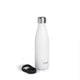 S'well 2pc Travel Bottle Set with Stainless Steel Water Bottle, 500ml, Moonstone and Black Bottle Handle