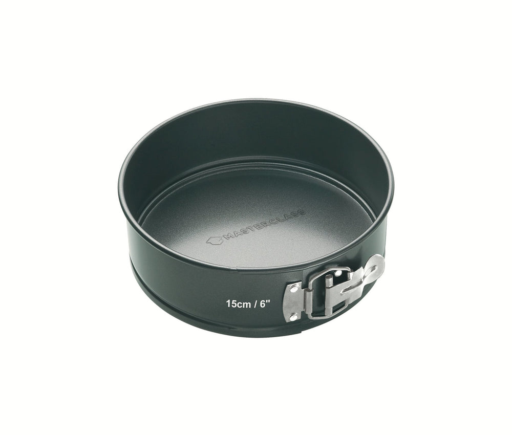 Set of 3 Non-Stick Spring Form Loose Base Cake Pans, Includes 3 Round Tins,15cm, 20cm and 23cm
