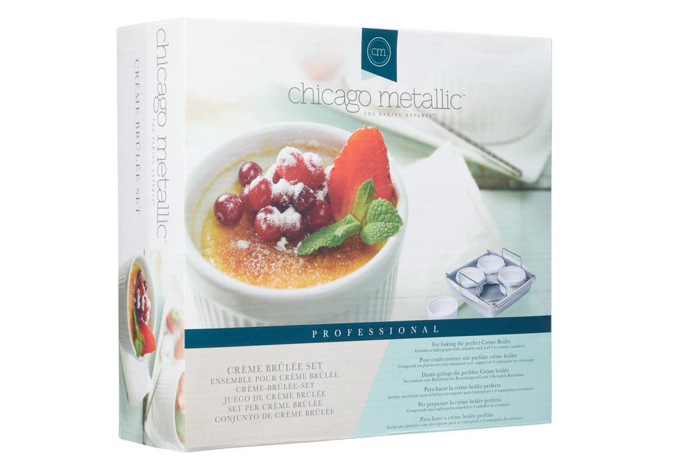 Chicago Metallic Six Piece Creme Brulee Set