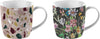 KitchenCraft Terrazzo Floral Mugs - Set of 4 image 11