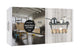 Industrial Kitchen Wall-Mounted Shelf with Hooks