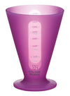 Colourworks Brights Set with Conical Measure, Silicone Roll and Fold Funnel and Spoon - Purple image 3