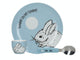 Creative Tops Into The Wild Little Explorer Bunny Set with Egg Cup, Plate, Spoon and Set of 2 Mugs