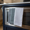 KitchenCraft Cotton Waffle Tea Towels - Greys image 5