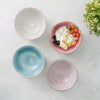 KitchenCraft Set of 4 Ceramic Cereal Bowls - 'Floral' Design image 2