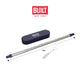BUILT Retractable Straw with Protective Case - Stainless Steel, Navy