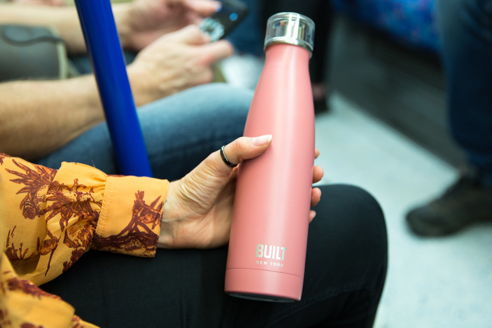 Built 500ml Double Walled Stainless Steel Water Bottle Pink