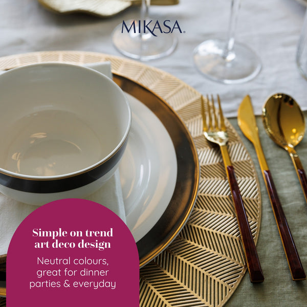 Mikasa Luxe Deco China Cereal Bowls, Set of 4, 14cm image 9