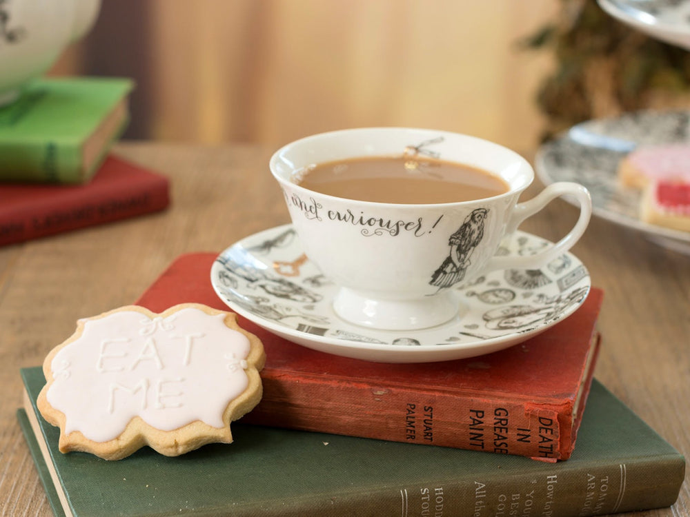 Victoria And Albert Alice In Wonderland Cup And Saucer