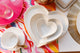 Mikasa Chalk Large Heart Porcelain Serving Bowl, 21cm, White