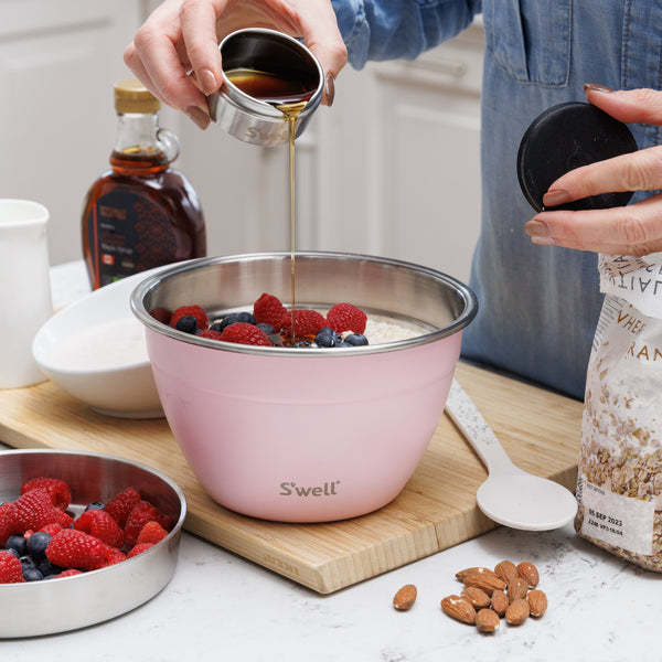 S'well Pink Topaz Salad Bowl Kit, 1.9L image 4