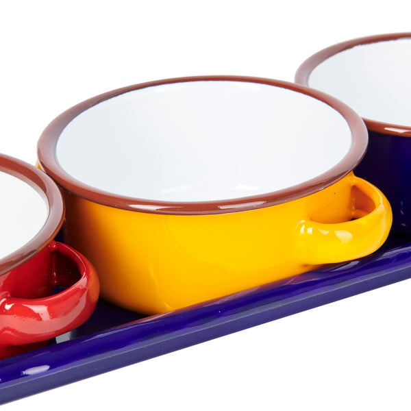 KitchenCraft World of Flavours Enamel Dip Set image 6
