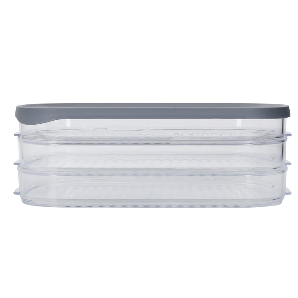 MasterClass 2pc Fridge Storage Set including Cheese Box, 1.7L and Deli Box with 3x Compartments image 4