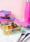 Built Active Glass 900ml Lunch Box with Cutlery image 2