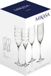 Mikasa Cheers Set Of 4 Flute Glasses image 3