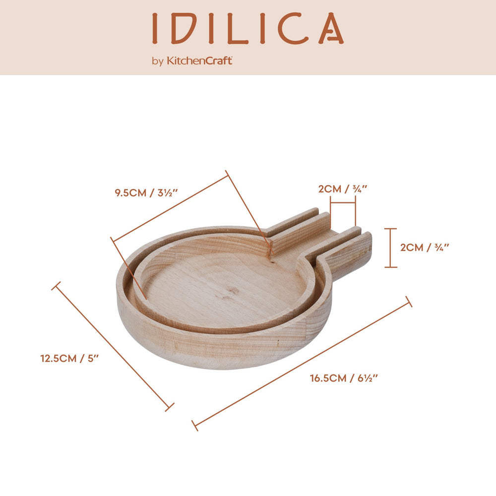 KitchenCraft Idilica Beechwood Spoon Rest