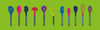 Colourworks Brights Purple Silicone-Headed Slotted Spoon image 5