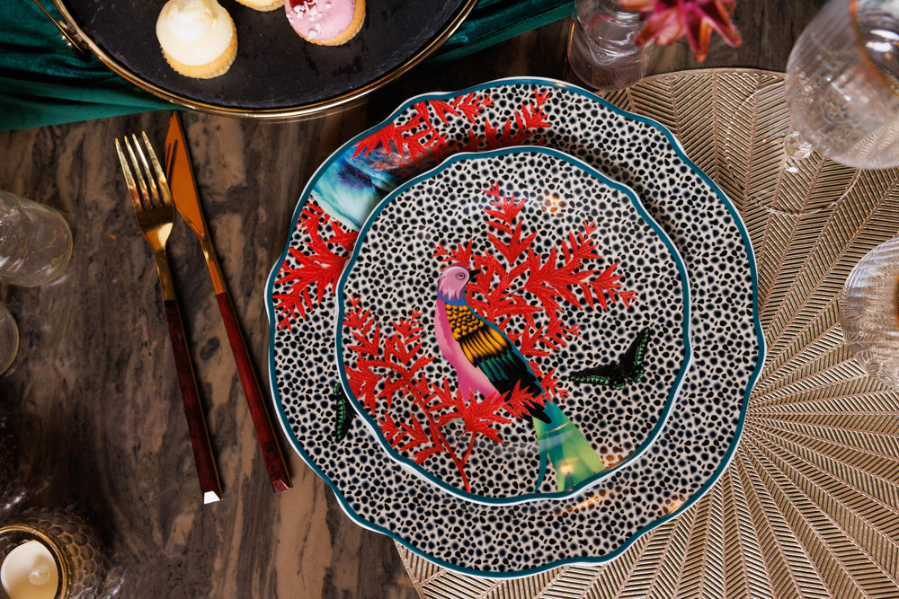 Mikasa x Sarah Arnett Porcelain Side Plate, Set of 4, 19cm