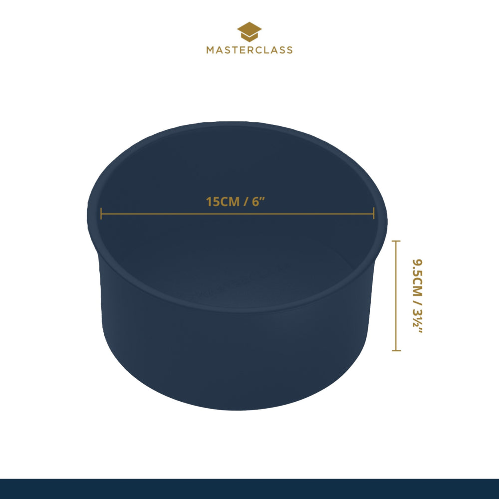 MasterClass Non-Stick 15cm Round Loose Base Deep Cake Pan